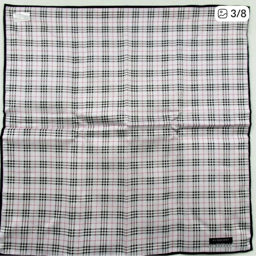 NEW 2-Pc Burberry Set: Handkerchief ❤️ - Picture 3 of 4